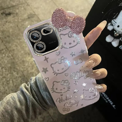 羽纱kt猫iQOO12手机壳V2307A情侣全包防摔硅胶高级男女可爱套外壳