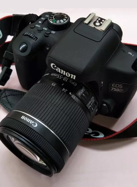 佳能750D18-55IS II镜头98新2420W像素有600D 700D 650 550D