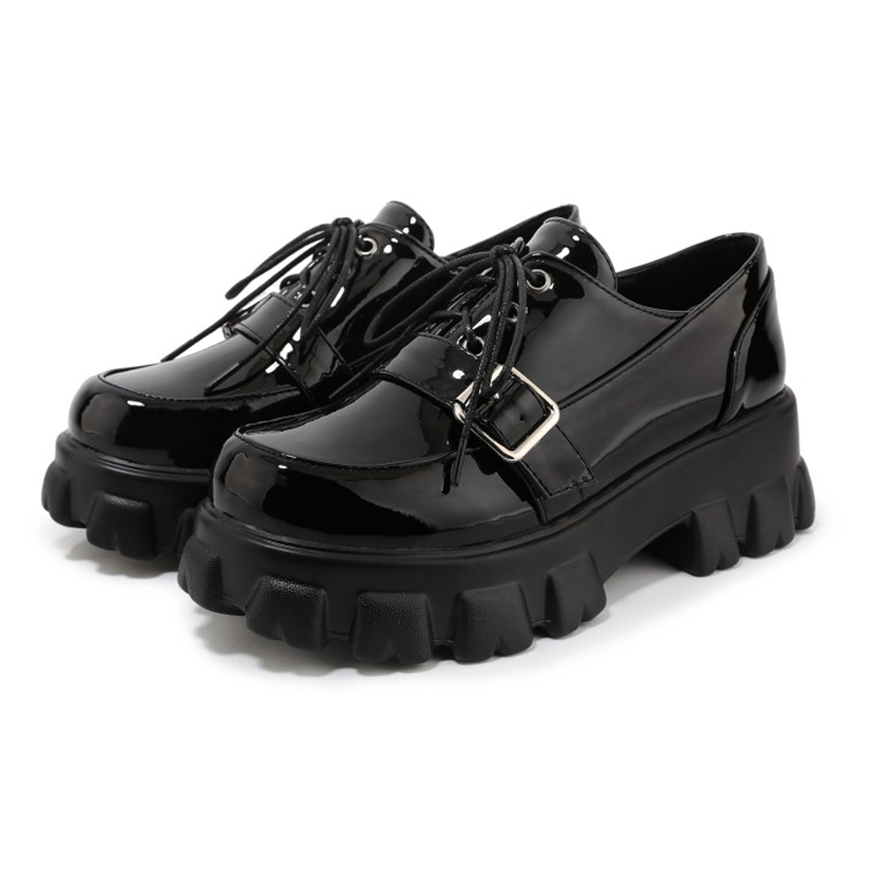 特大码鞋处理一双单鞋 英伦风小皮鞋厚底乐福鞋45码一双