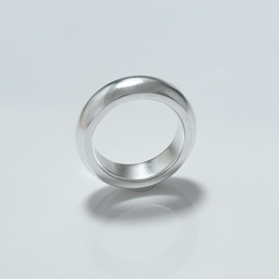 999纯银实心加厚戒指光面泥鳅背戒素圈指环闭口男女情侣对戒刻字