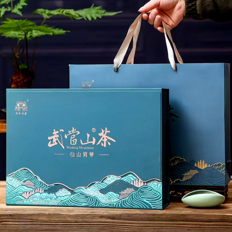 武当山茶2025明前新芽茶毛尖湖北十堰武当道茶贡茶特产送礼盒装