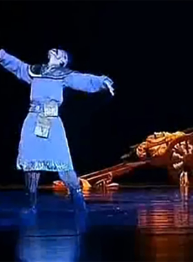 舞蹈服装演出服女民族舞安代道牧歌桃李杯展演比赛艺考服量身定做