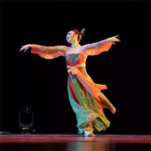 女复古风成人桃李杯剧目艺考唐韵舞台服表演服民族风 少数民族服装