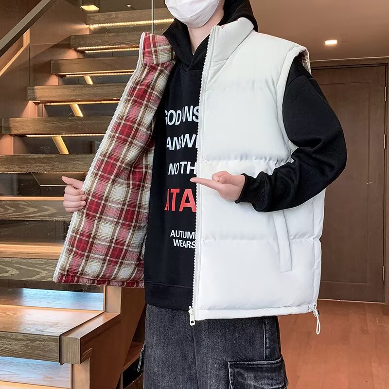 高品马甲秋冬季男双面穿马夹韩版背心搭坎肩外套mj807p70,男装背心/马甲,星座204-3