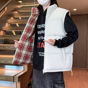 高品马甲秋冬季男双面穿马夹韩版背心搭坎肩外套mj807 p70图片
