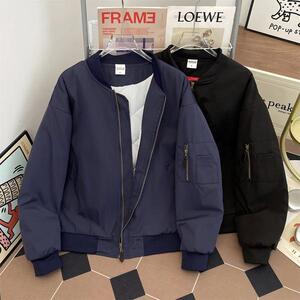 冬季立领高品棉衣工装外套男加厚保暖宽松棉服痞帅棉袄m129 p80图片