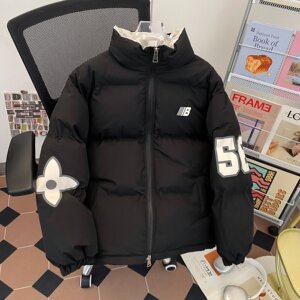 三色棉服男女冬季面包服棉袄子加厚保暖棉衣外套潮m9083 p85图片