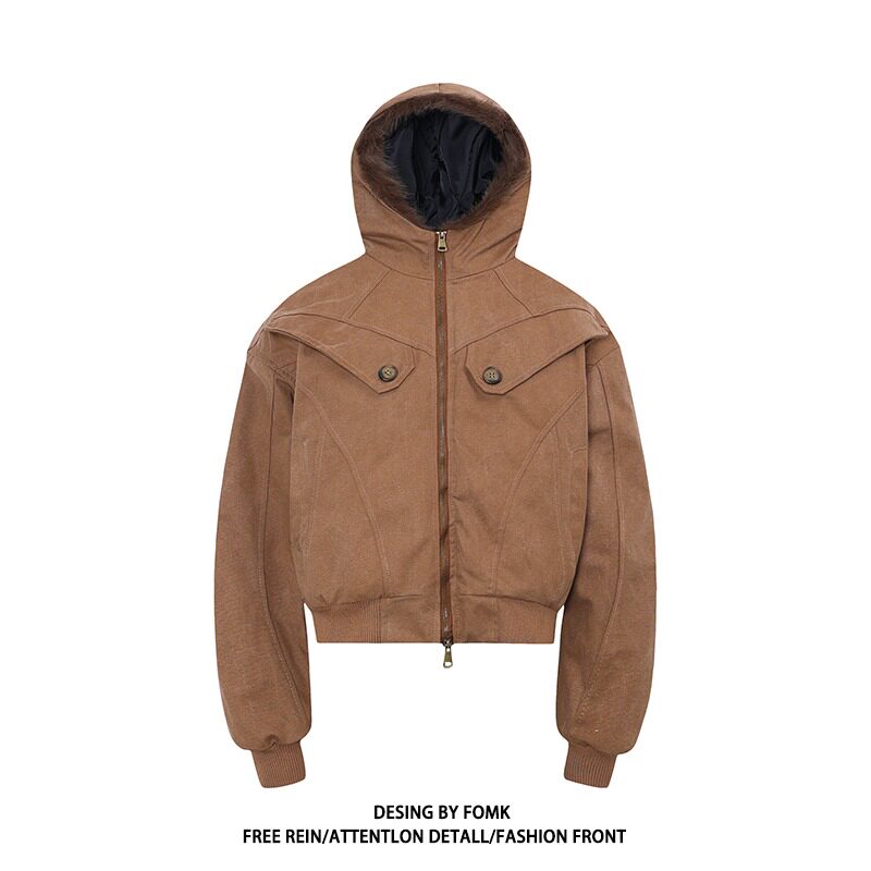 网图冬季连帽棉衣外套男加厚保暖宽松棉服痞帅棉袄m6058p125,男装棉衣,星座204-3
