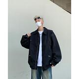 美式复古褶皱牛仔外套男春季潮牌宽松休闲夹克上衣jk168p67，男装工装外套，星座204-3