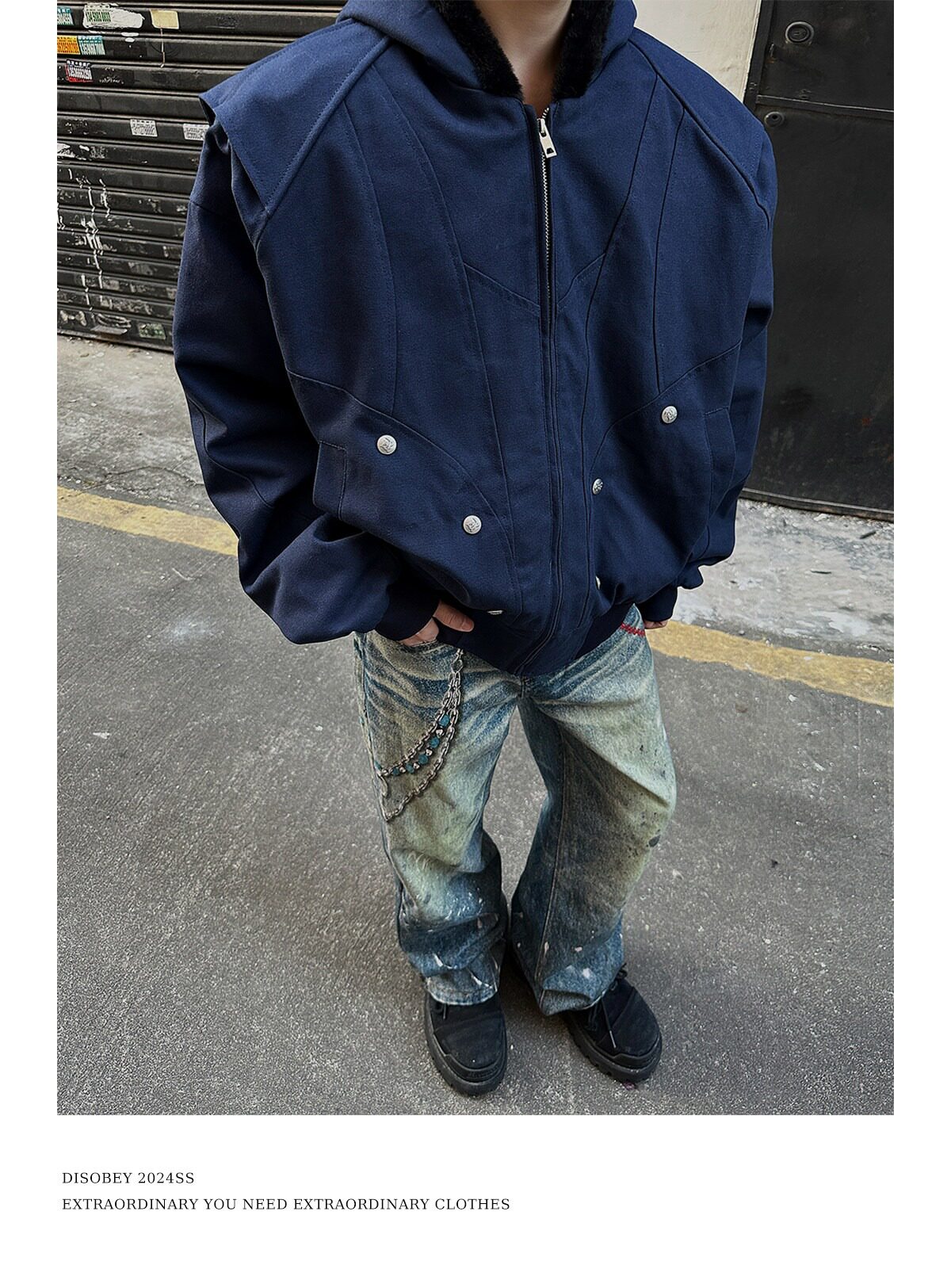 网图美式复古座山雕棉服男冬季加厚保暖棉衣外套棉袄m5029p120,男装棉衣,星座204-3