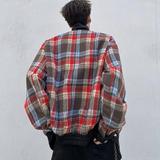 美式复古pu皮衣男春季潮牌宽松休闲两面穿皮外套py8565p75，男装皮衣，星座204-3