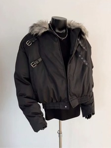 网图 冬季座山雕毛领棉服男加厚保暖棉衣外套棉袄潮m6030 p95，男装棉衣，星座204-3