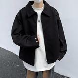 美式复古翻领拉链夹克男冬季加厚保暖棉衣外套jk138p52，男装夹克，星座204-3