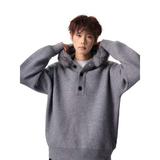 冬季连帽毛衣男加绒加厚保暖针织衫潮牌痞帅毛领毛衣my5829p72，男装针织衫/毛衣，星座204-3