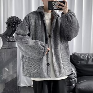 冬季加绒保暖男棉衣韩版情侣加厚外套休闲棉服m540 p80图片