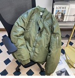 美式复古潮牌多拉链棉衣立领高级感痞帅宽松棉服潮m6102p85，男装棉衣，星座204-3