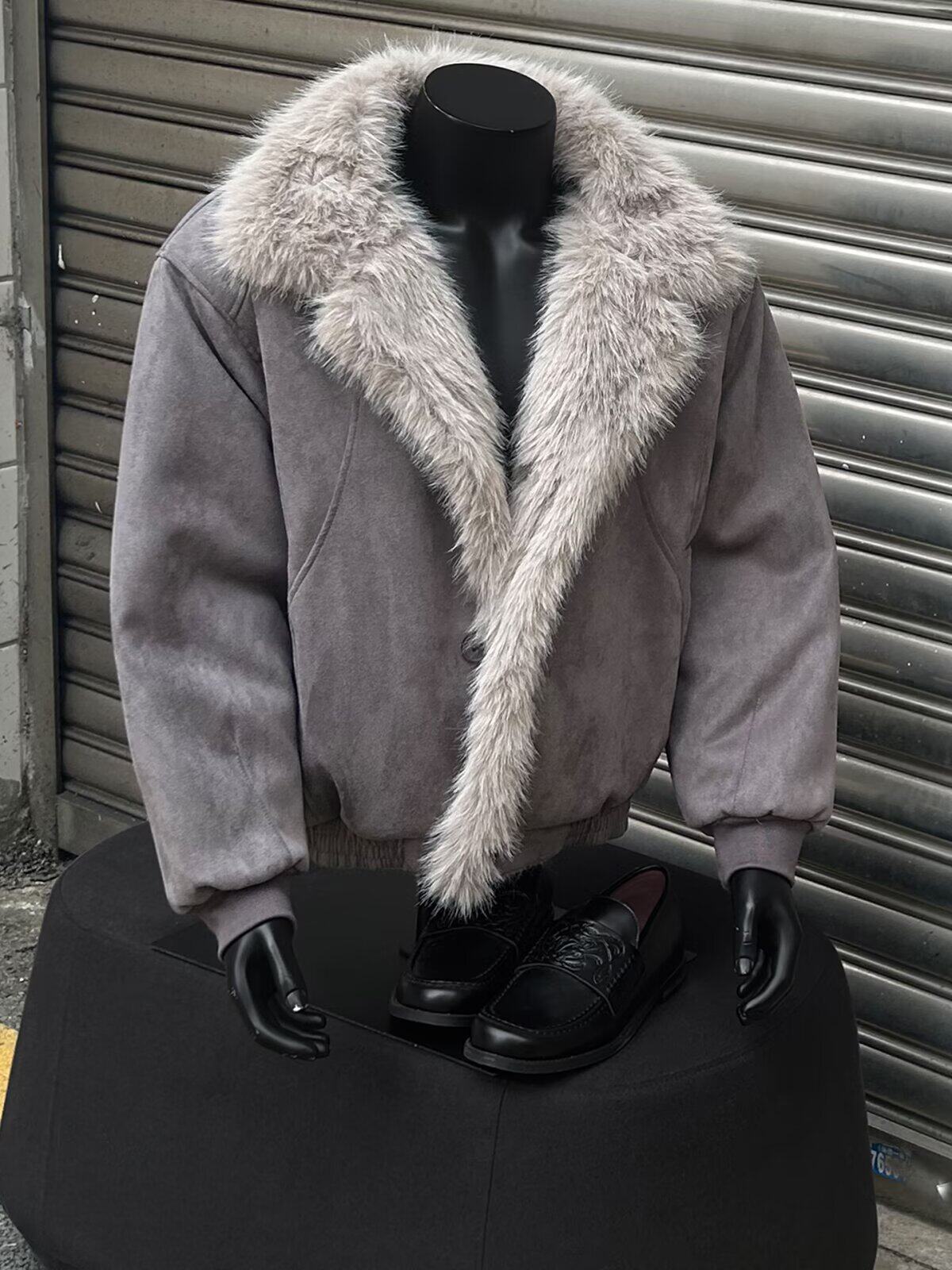 网图座山雕毛领棉服男冬季加厚保暖棉衣外套棉袄潮m8223p138,男装棉衣,星座204-3