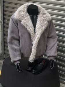 网图 座山雕毛领棉服男冬季加厚保暖棉衣外套棉袄潮m8223 p138图片