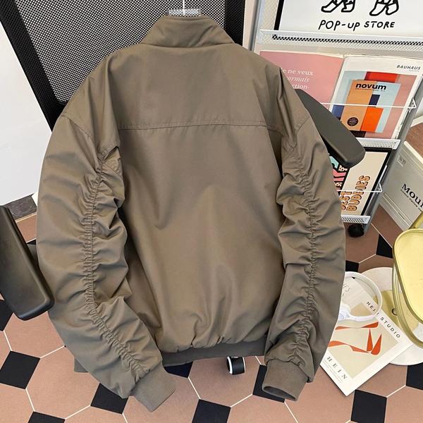 美式飞行夹克棉服外套男秋冬季三防廓形短款棉衣立领m9600p75,男装夹克,星座204-3
