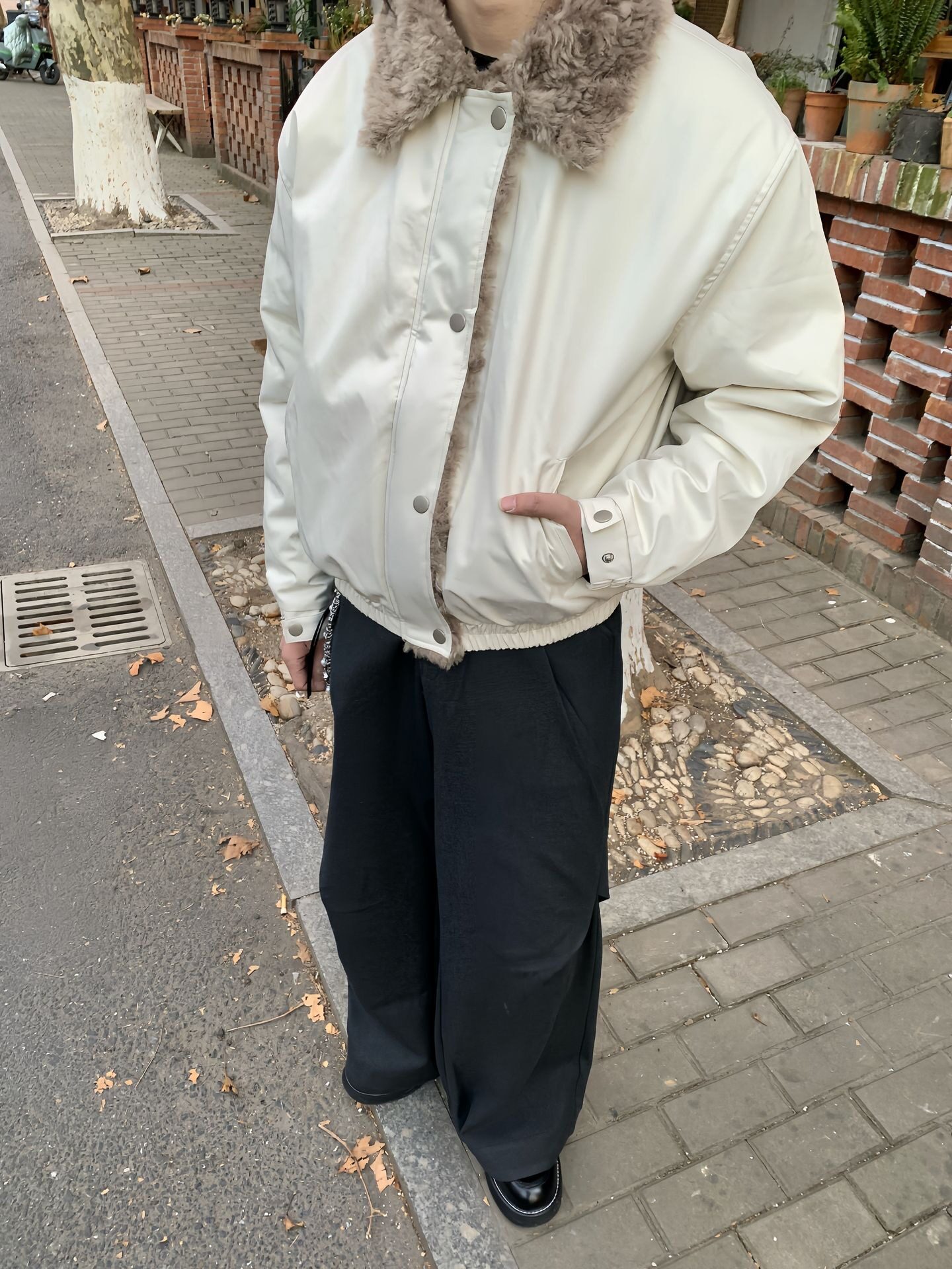 网图冬季假两件棉衣外套男加厚保暖棉服痞帅棉袄潮m5047p90,男装棉衣,星座204-3