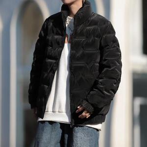美式复古立领棉服男冬季潮牌宽松休闲棉衣外套m9012 p70图片