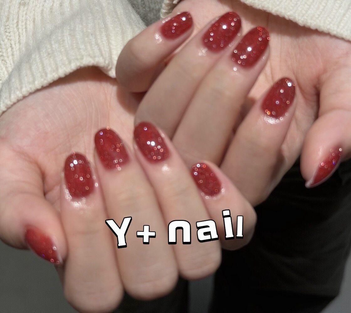 日本enoi碎钻甲油胶F12 山楂红发光红宝石显白超级闪圣诞新年美甲