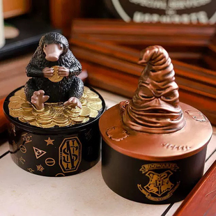 哈利波特周边霍格沃超写实分院帽树脂收纳盒烟灰缸摆件送礼物