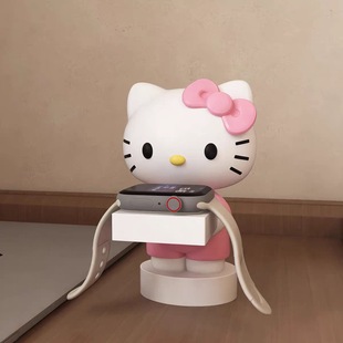 Hello Kitty猫咪适用于苹果适用iwatchS9充电支架applewatch摆件