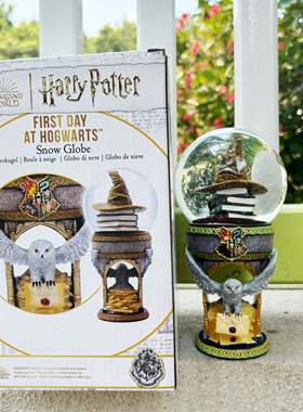 哈利波特水晶球周边分院帽猫头鹰生日礼物圣诞节情人节送礼摆件