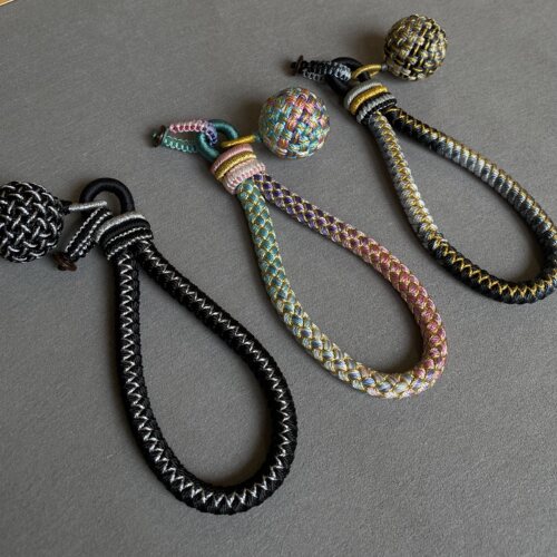 龙鳞手工车钥匙绳成品