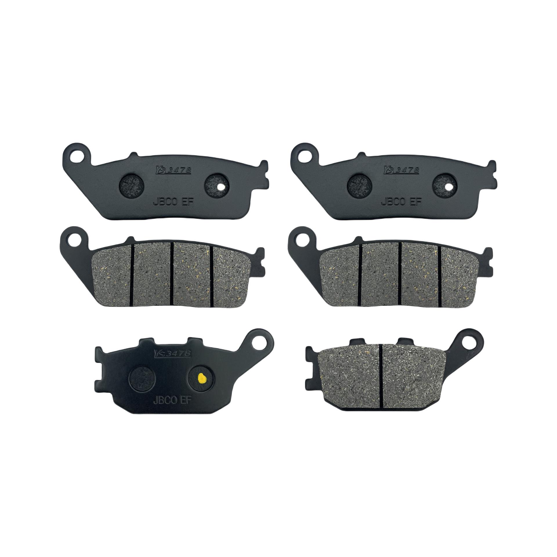 适用川崎Ninja650 Versys650异兽650 Z750摩托车前后刹车片碟刹皮