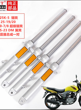 适用豪爵DA125S骊爽HJ125K-5/19/20 HJ150-7/8前减震器前叉避震器
