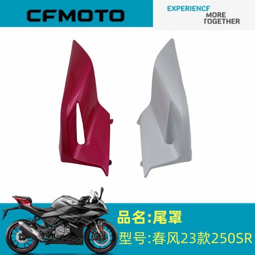 适用春风摩托车配件CF250-6C/6D左右尾罩23款250SR左右后护板外壳