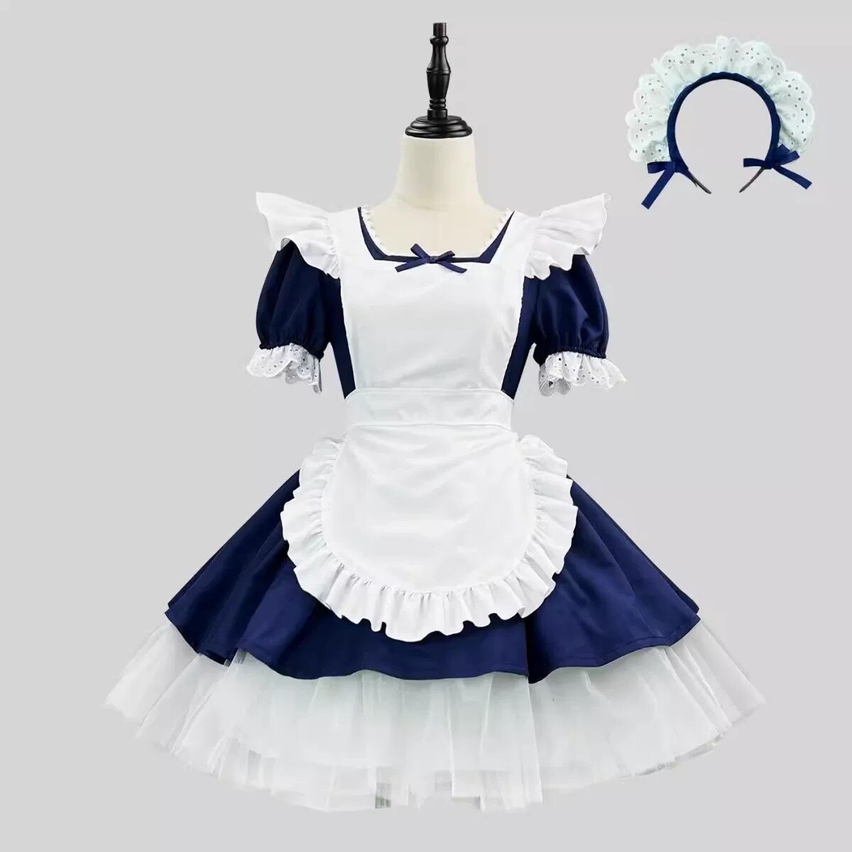 新品经典天使女仆装cosplay软妹Lolita女佣裙咖啡厅连衣裙