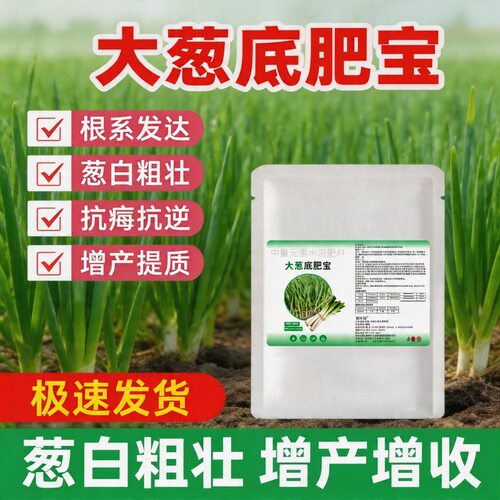 大葱底肥宝缓释水溶肥抗重茬防干尖壮棵增产葱田底肥厂家直供