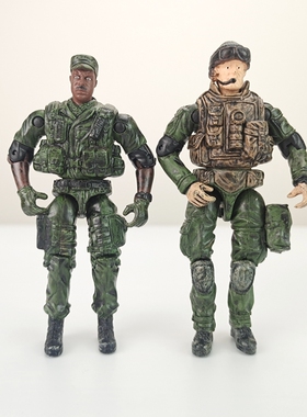 BBI特种部队兵人模型3.75可动人偶送武器玩具BFS老板打四骑士暗源