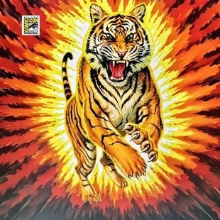 绝版老虎力量老虎希瓦仿真动物模型3.75寸可动人偶兵人模型适配微