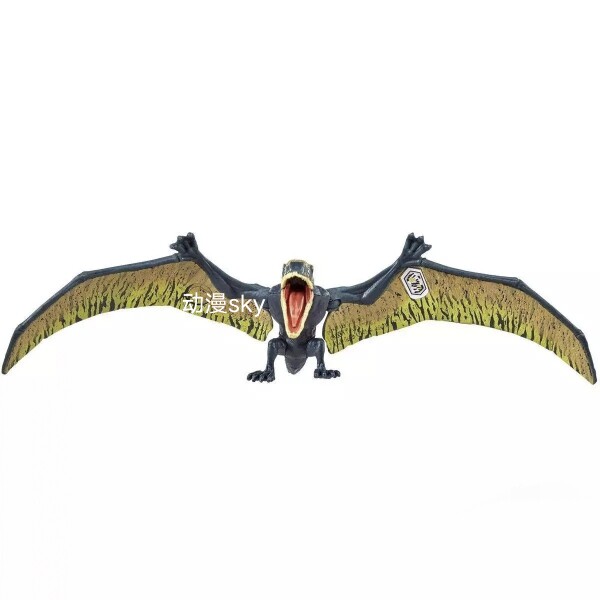 稀有美泰双齿翼龙侏罗纪世大界仿真恐龙动物玩具模型收藏儿童礼物