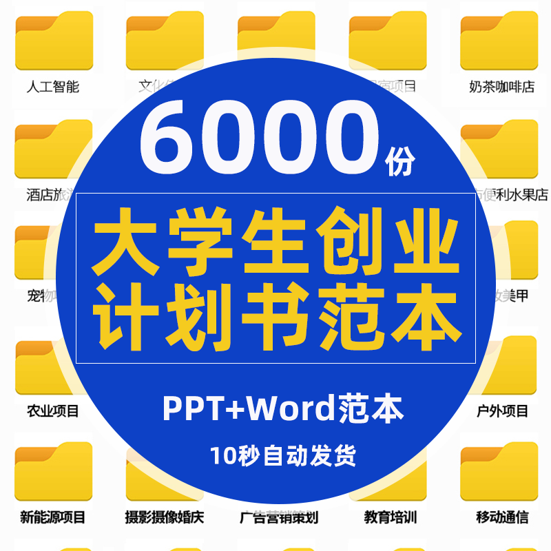 2023互联网+大学生创新创业计划书成品范文word商业策划PPT项目 商务/设计服务 设计素材/源文件 原图主图