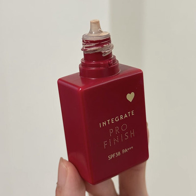 保税仓正品日本新版资生堂INTEGRATE玩美意境粉底液小红瓶30ml