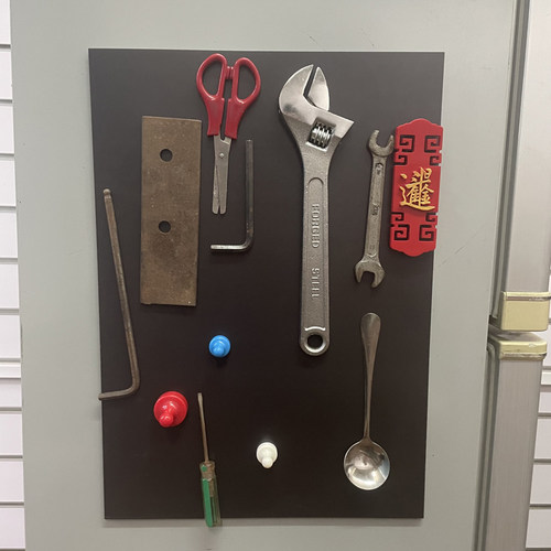 磁性厨房冰箱贴收纳磁铁强力洞洞板置物储物磁吸刀架刀具收纳工具