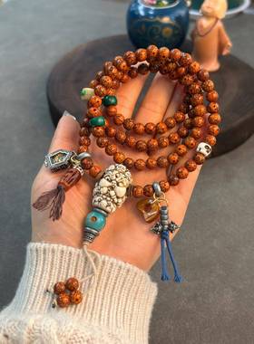 原创设计星月菩提手串女款多圈手链男款文玩佛珠念珠手串