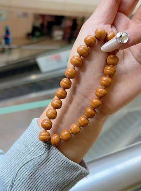 猴头葫芦手持单圈手链手串文玩盘玩佛珠雕刻念珠百搭盘玩配饰品