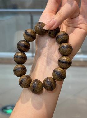 新品一线沉香单圈手炼文玩时尚饰品佛珠简约百搭配饰品礼物男女款