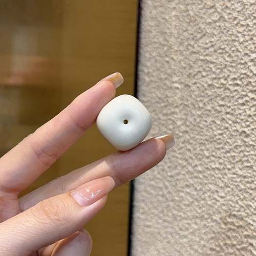 天然象牙果藏扣diy配件手工编织手绳项链文玩佛珠时尚配饰品隔珠