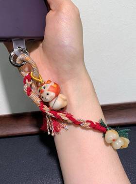 手机挂绳挂链编织挂件新款户外防丢包包挂饰手机链挂手腕