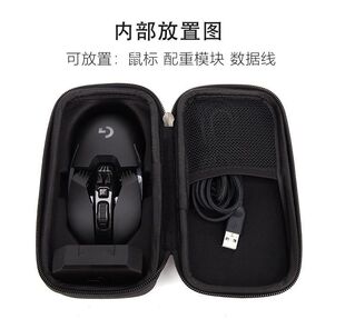 适用罗技GPWG903G502 G403G603G703G304无线游戏鼠标保护盒便携包