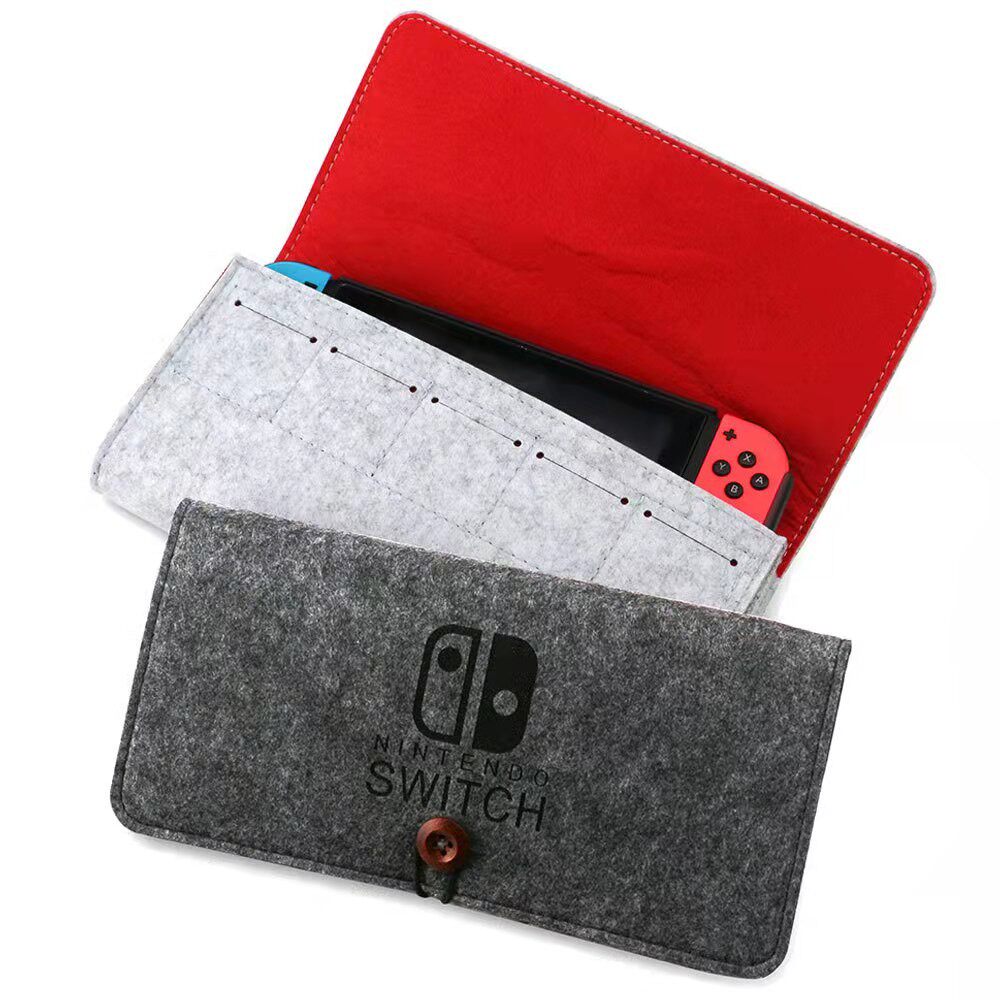 任天堂switch收纳包ns二代毛毡软包switch收纳包old主机保护包