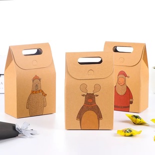 小礼盒 创意牛皮纸质 小礼品盒 小纸盒 小歆手作 小礼品包装 手拎