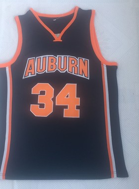 NCAA巴克利大学34号深蓝色刺绣球衣